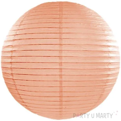 lampion papierowy brzoskwiniowy jasny 45 cm