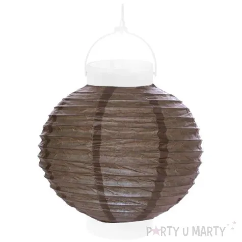 lampion papierowy chinski bezowy santex 20 cm