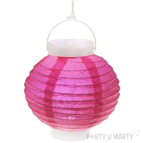 lampion papierowy chinski fuksja santex 20 cm