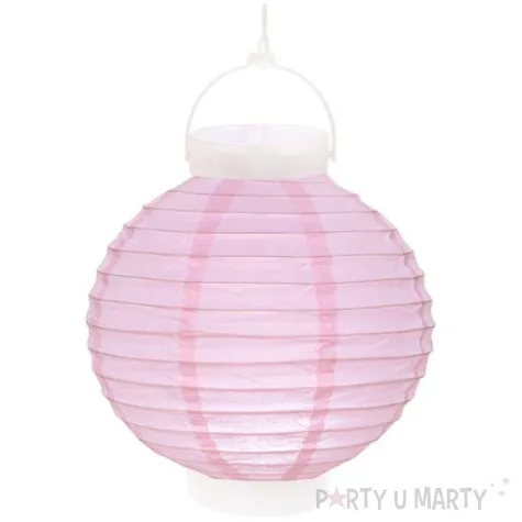 lampion papierowy chinski rozowy santex 20 cm