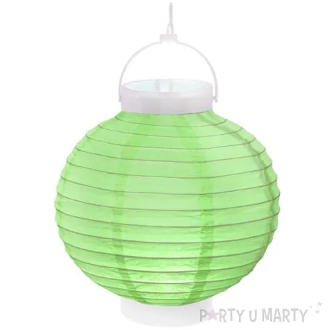 lampion papierowy chinski zielony santex 20 cm