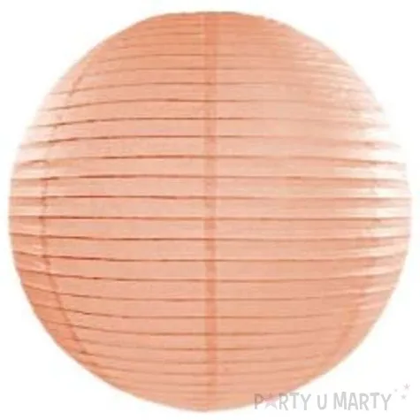 lampion papierowy classic brzoskwiniowy partydeco 20 cm