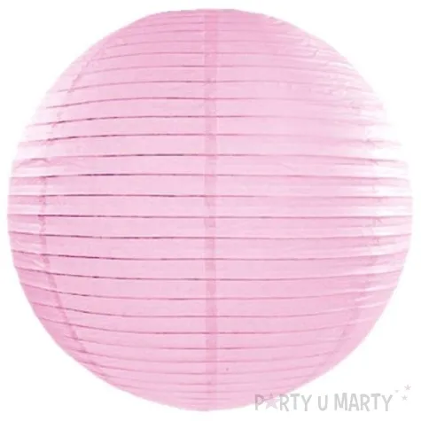 lampion papierowy classic rozowy jasny partydeco 20 cm