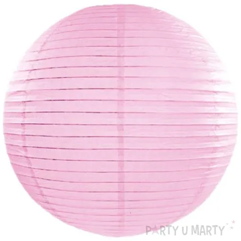 lampion papierowy classic rozowy jasny partydeco 35 cm