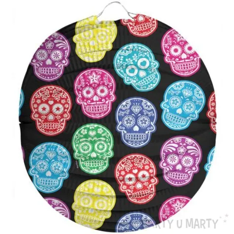 lampion papierowy day of the dead folat 22 cm
