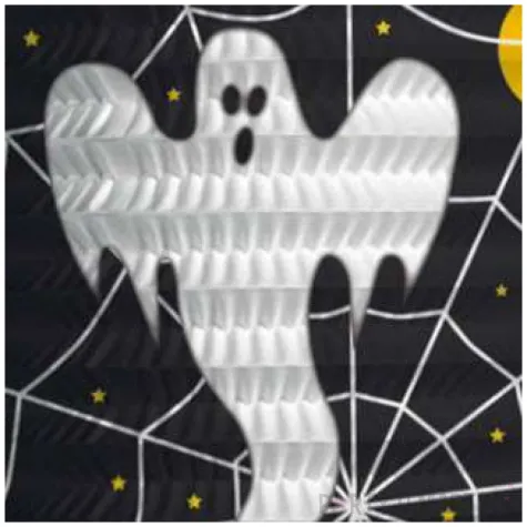 lampion papierowy duch folat 22 cm