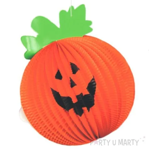 lampion papierowy dynia 18 cm