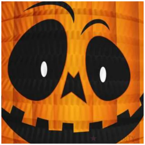 lampion papierowy dynia pomaranczowy folat 22 cm