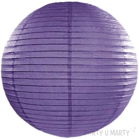 lampion papierowy fioletowy 45 cm