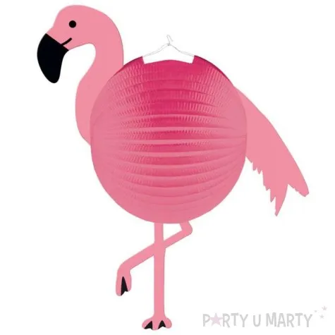 lampion papierowy flamingo paradise amscan 25 cm