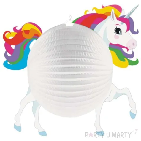 lampion papierowy jednorozec amscan 25 cm