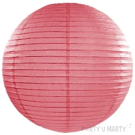 lampion papierowy koralowy 20 cm