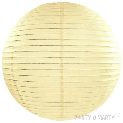 lampion papierowy kremowy 35 cm