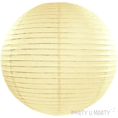 lampion papierowy kremowy 45 cm