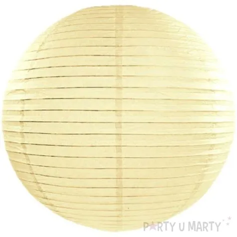 lampion papierowy kremowy 55 cm