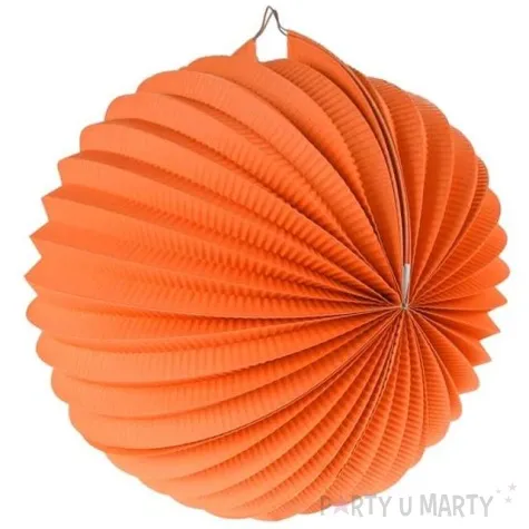 lampion papierowy kula deco 25 cm pomaranczowy