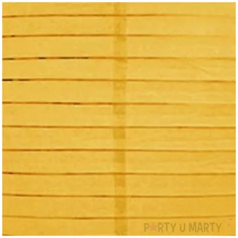 lampion papierowy kula zolty ciemny partydeco 35cm 1 szt