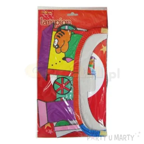 lampion papierowy lokomotywa