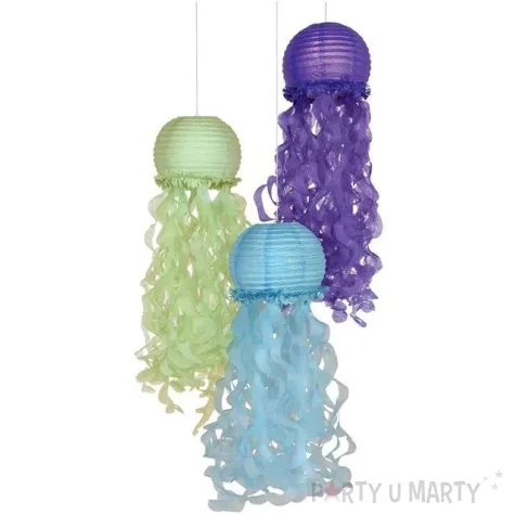 lampion papierowy mermaid wishes mix amscan 24 cm 3 szt