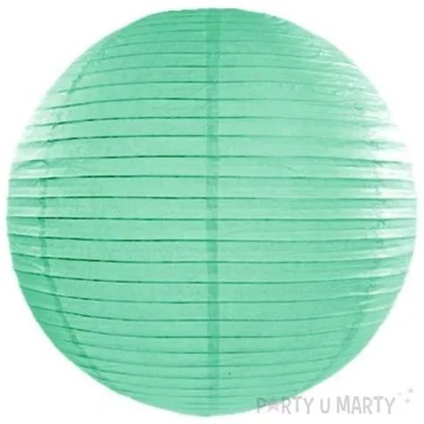 lampion papierowy mietowy 20 cm