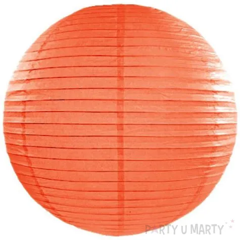 lampion papierowy pomaranczowy 25 cm