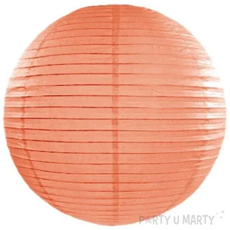 lampion papierowy pomaranczowy jasny 20 cm