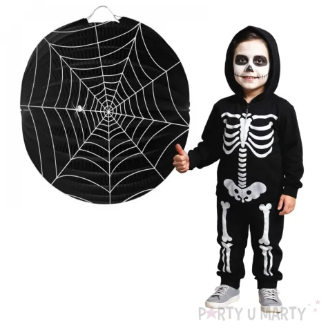 lampion papierowy siec pajaka folat 22 cm