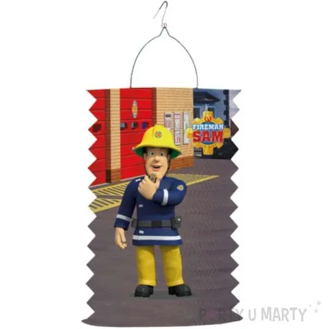 lampion papierowy strazak sam amscan 28 cm