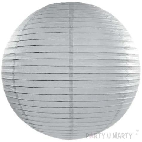lampion papierowy szary 35 cm