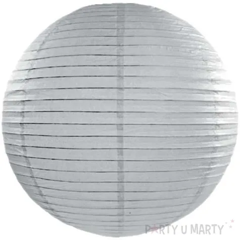 lampion papierowy szary 45 cm