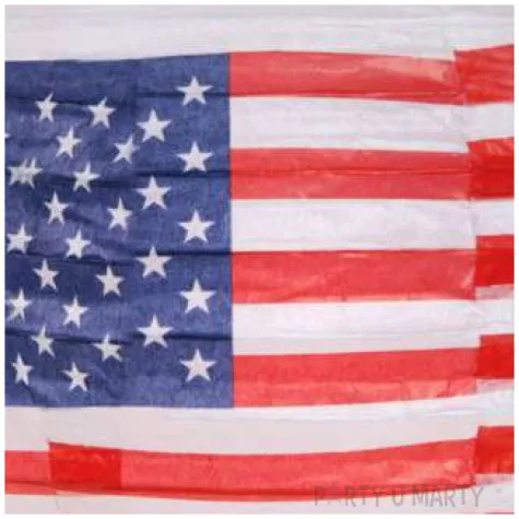 lampion papierowy usa party santex 20 cm