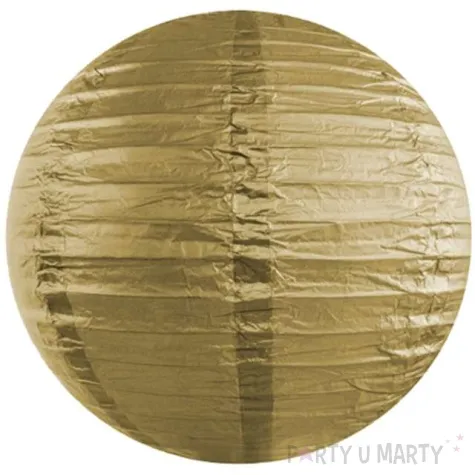 lampion papierowy zloty 45 cm