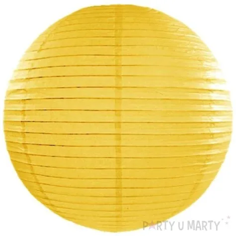 lampion papierowy zolty 20 cm