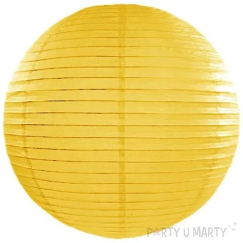 lampion papierowy zolty 35 cm