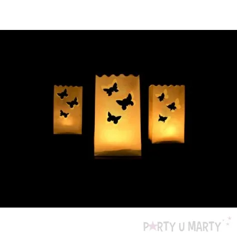 lampion torebki na swiece 11x11x16 cm 10 szt 1op