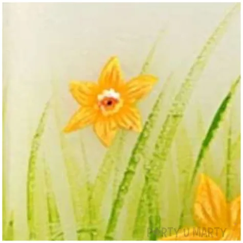 lampion wielkanocna kostka z zonkilem bialy adpal 115 100 mm