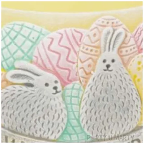 lampion wielkanocna kula happy easter zolty bartek candles 120 mm