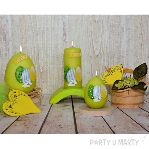 lampion wielkanocna lezka jajka zielony adpal 110 290 mm