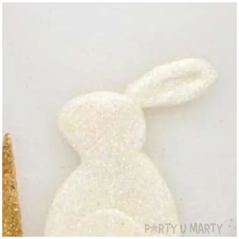 lampion wielkanocny owal zloto czarne pasy bialy adpal 135 145 mm