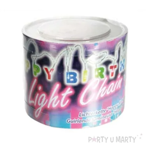 lampki led happy birthday