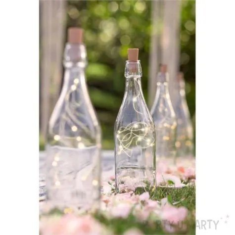 lampki led z korkiem do butelki biale partydeco