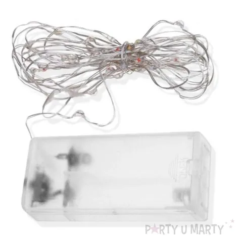 lampki mikro led rozowe dekoracjepolska 5 m