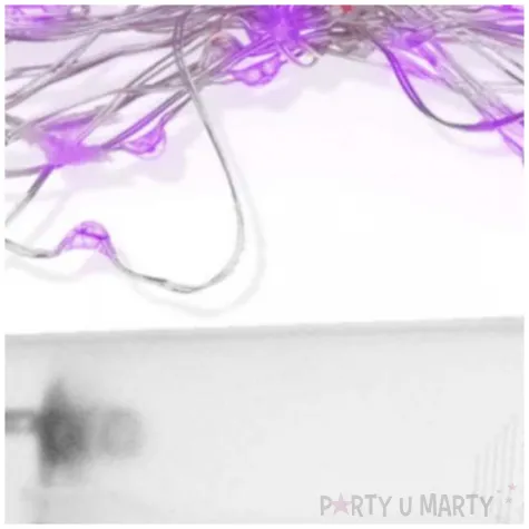 lampki mikro led rozowe dekoracjepolska 5 m