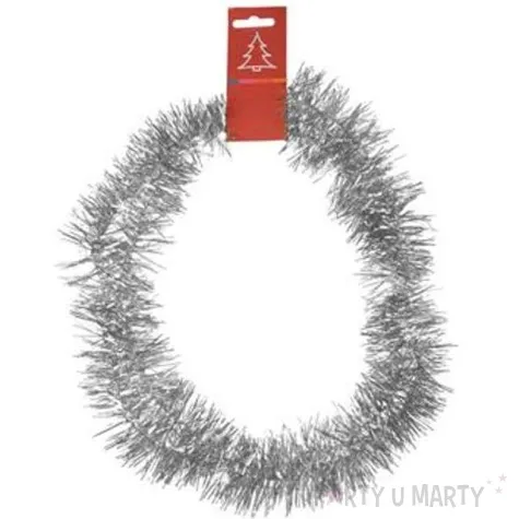 lancuch choinkowy classic 5 srebrny 5 cm 1 5 m arpex