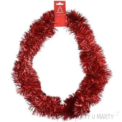 lancuch choinkowy classic 6 5 czerwony 6 5 cm 2 m arpex