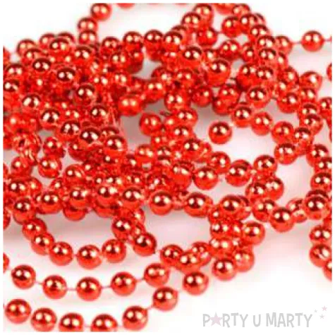 lancuch choinkowy korale czerwone arpex 4 mm 2 7 m