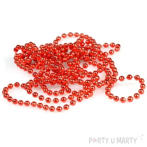 lancuch choinkowy korale czerwone arpex 4 mm 2 7 m