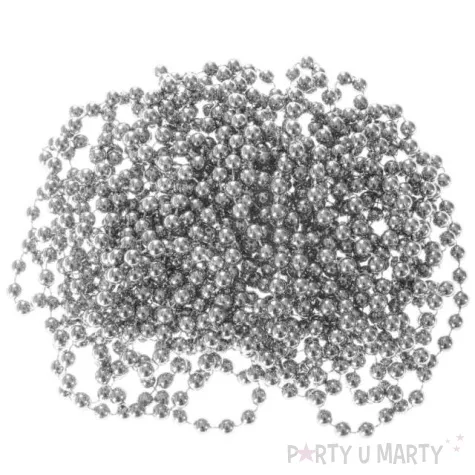 lancuch choinkowy korale na szpuli srebrny 8 mm czakos 1000 cm