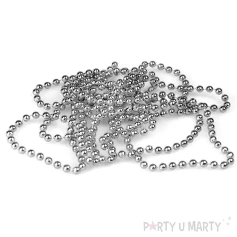 lancuch choinkowy korale srebrne arpex 4 mm 2 7 m