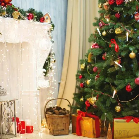 lancuch choinkowy korale zlote arpex 6 mm 2 7 m